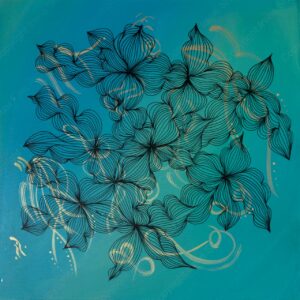 LOVE IN BLOOM-QUIET LAGOON (SOLD)