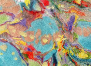 LIGHT BRIDGE-CERULEAN FLOW 1 (Correspondence Card)