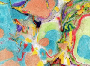 LIGHT BRIDGE-CERULEAN FLOW 2 (Correspondence Card)